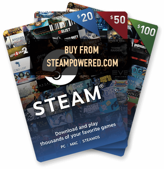 Buy Steam Card Codes from the Official Steampowered.com Web Store